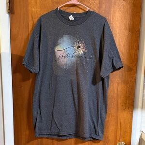 Just Breathe Grey Tee